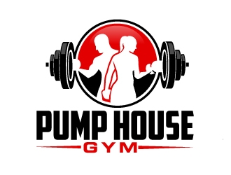 Pump House Gym logo design by AamirKhan