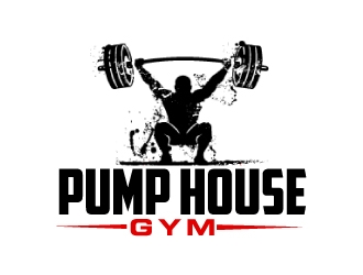 Pump House Gym logo design by AamirKhan