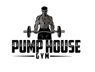 Pump House Gym logo design by AamirKhan