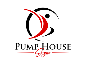 Pump House Gym logo design by Gwerth