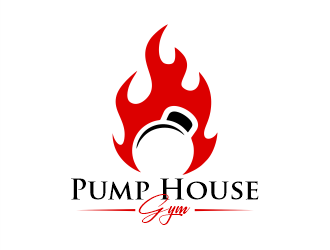 Pump House Gym logo design by Gwerth