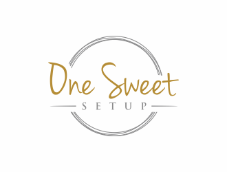 One Sweet Setup  logo design by scolessi