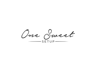 One Sweet Setup  logo design by johana