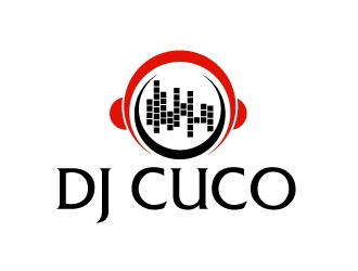 DJ CUCO logo design by AamirKhan