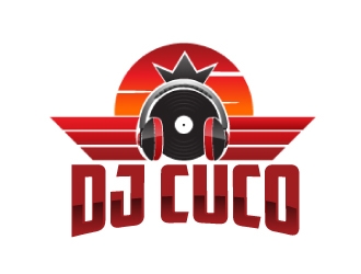 DJ CUCO logo design by AamirKhan