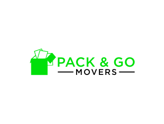 Pack & Go Movers logo design by johana