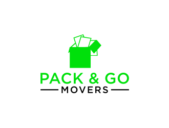 Pack & Go Movers logo design by johana