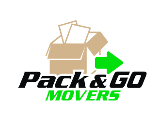 Pack & Go Movers logo design by coco