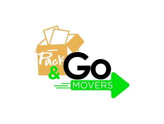 Pack & Go Movers logo design by Adundas