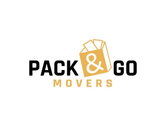 Pack & Go Movers logo design by MonkDesign