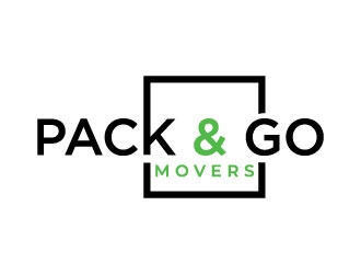 Pack & Go Movers logo design by MonkDesign
