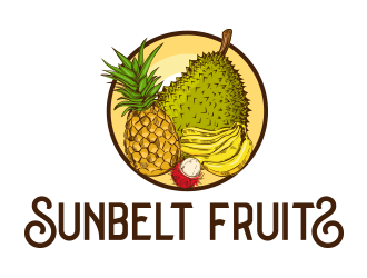Sunbelt Fruits  logo design by scriotx