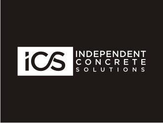 Independent concrete solutions logo design by artery