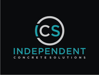 Independent concrete solutions logo design by bricton
