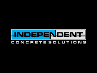 Independent concrete solutions logo design by johana