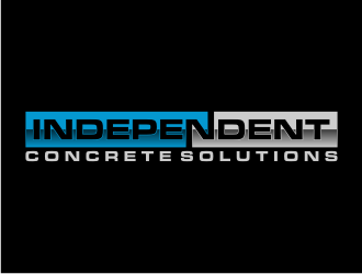 Independent concrete solutions logo design by puthreeone