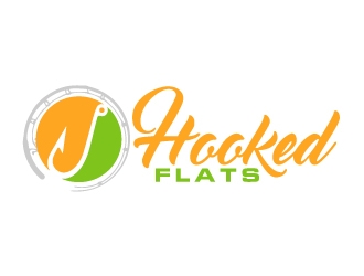Hooked Flats logo design by AamirKhan