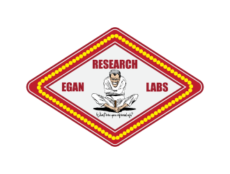 Egan Research Labs  logo design by nona