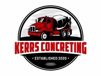 Kerrs concreting  logo design by Mardhi