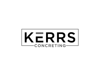 Kerrs concreting  logo design by Creativeminds
