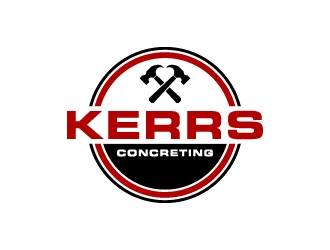 Kerrs concreting  logo design by Creativeminds
