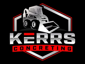 Kerrs concreting  logo design by jaize
