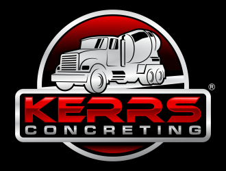 Kerrs concreting  logo design by agus