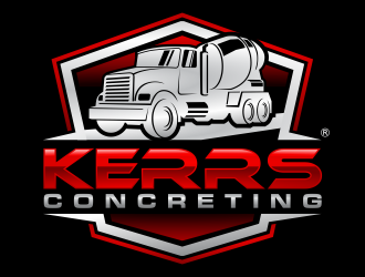 Kerrs concreting  logo design by agus