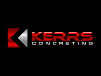 Kerrs concreting  logo design by agus