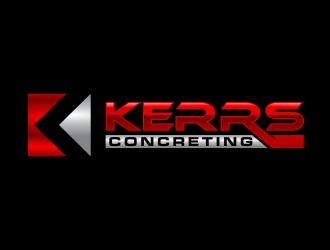 Kerrs concreting  logo design by agus