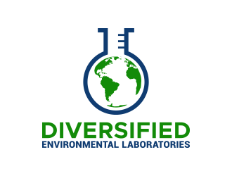 Diversified Environmental Laboratories, Inc. logo design by lexipej
