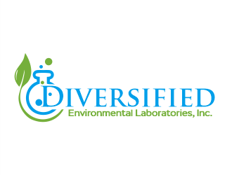 Diversified Environmental Laboratories, Inc. logo design by Gwerth