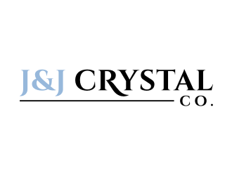 J&J Crystal Co. logo design by puthreeone