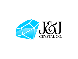 J&J Crystal Co. logo design by ekitessar