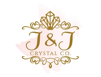 J&J Crystal Co. logo design by jaize