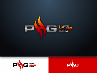 Pump House Gym logo design by sargiono nono