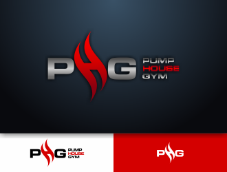 Pump House Gym logo design by sargiono nono