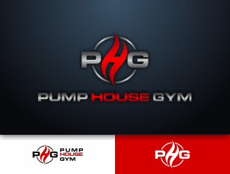 Pump House Gym logo design by sargiono nono
