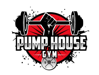 Pump House Gym logo design by AamirKhan