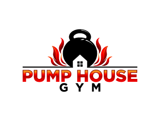 Pump House Gym logo design by fastsev
