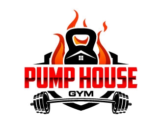 Pump House Gym logo design by daywalker
