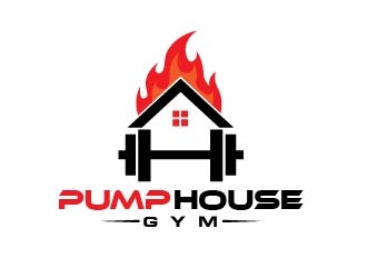 Pump House Gym logo design by usef44