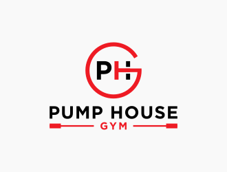 Pump House Gym logo design by falah 7097