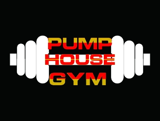 Pump House Gym logo design by MUNAROH