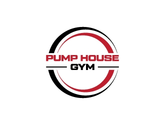 Pump House Gym logo design by Erasedink