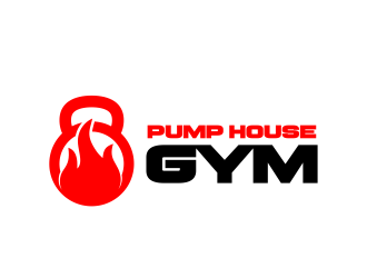 Pump House Gym logo design by serprimero