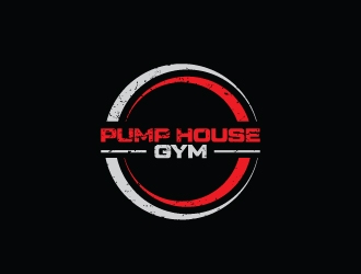 Pump House Gym logo design by Erasedink