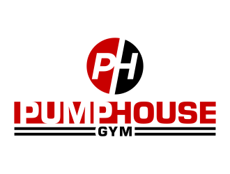 Pump House Gym logo design by FriZign