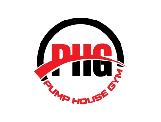 Pump House Gym logo design by Erasedink