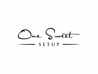 One Sweet Setup  logo design by christabel